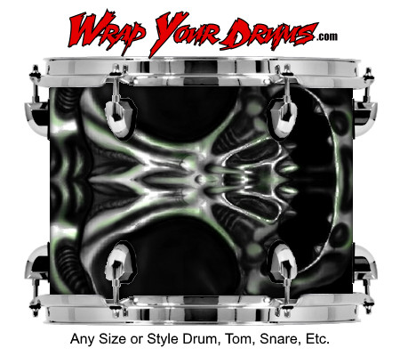 Buy Drum Wrap Biomechanical Face Drum Wrap