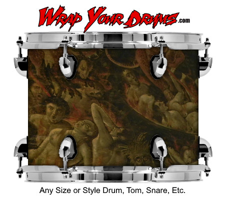 Buy Drum Wrap Evil Religious Drum Wrap