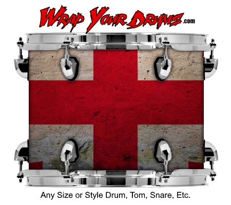 Buy Drum Wrap Flag Georgia Drum Wrap