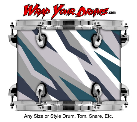 Buy Drum Wrap Geometric Way Drum Wrap