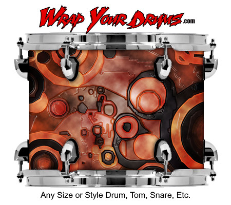 Buy Drum Wrap Lava Drum Wrap
