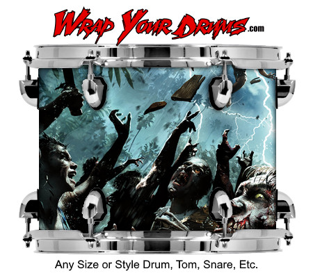 Buy Drum Wrap Zombie Drum Wrap
