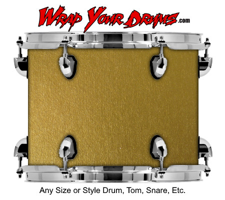 Buy Drum Wrap Metalshop Classic Gold Drum Wrap