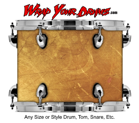 Buy Drum Wrap Metalshop Classic Grunge Drum Wrap