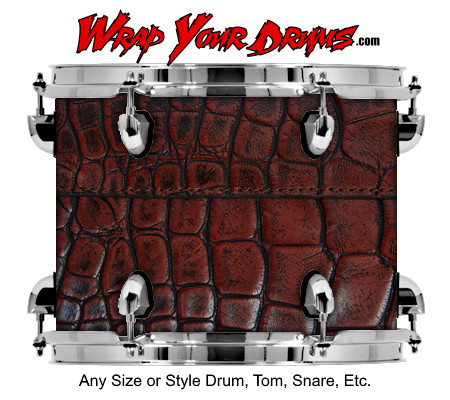 Buy Drum Wrap Skinshop Alligator Stitch Drum Wrap