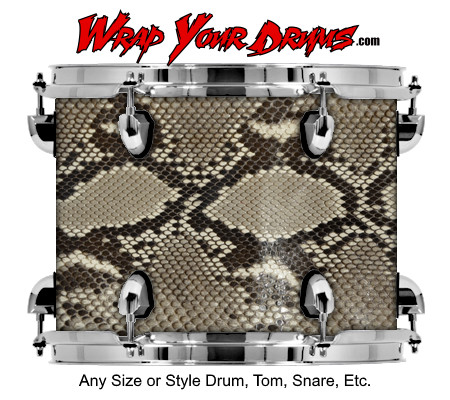 Buy Drum Wrap Skinshop Snake Natural Drum Wrap