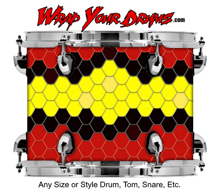 Buy Drum Wrap Skinshop Snake Simulate Drum Wrap