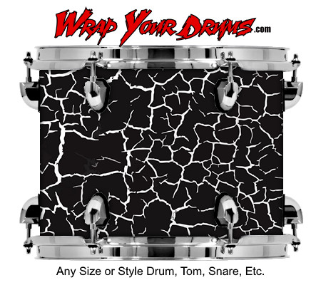 Buy Drum Wrap Cracked Drum Wrap